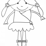 Cute Cartoon Ballerina