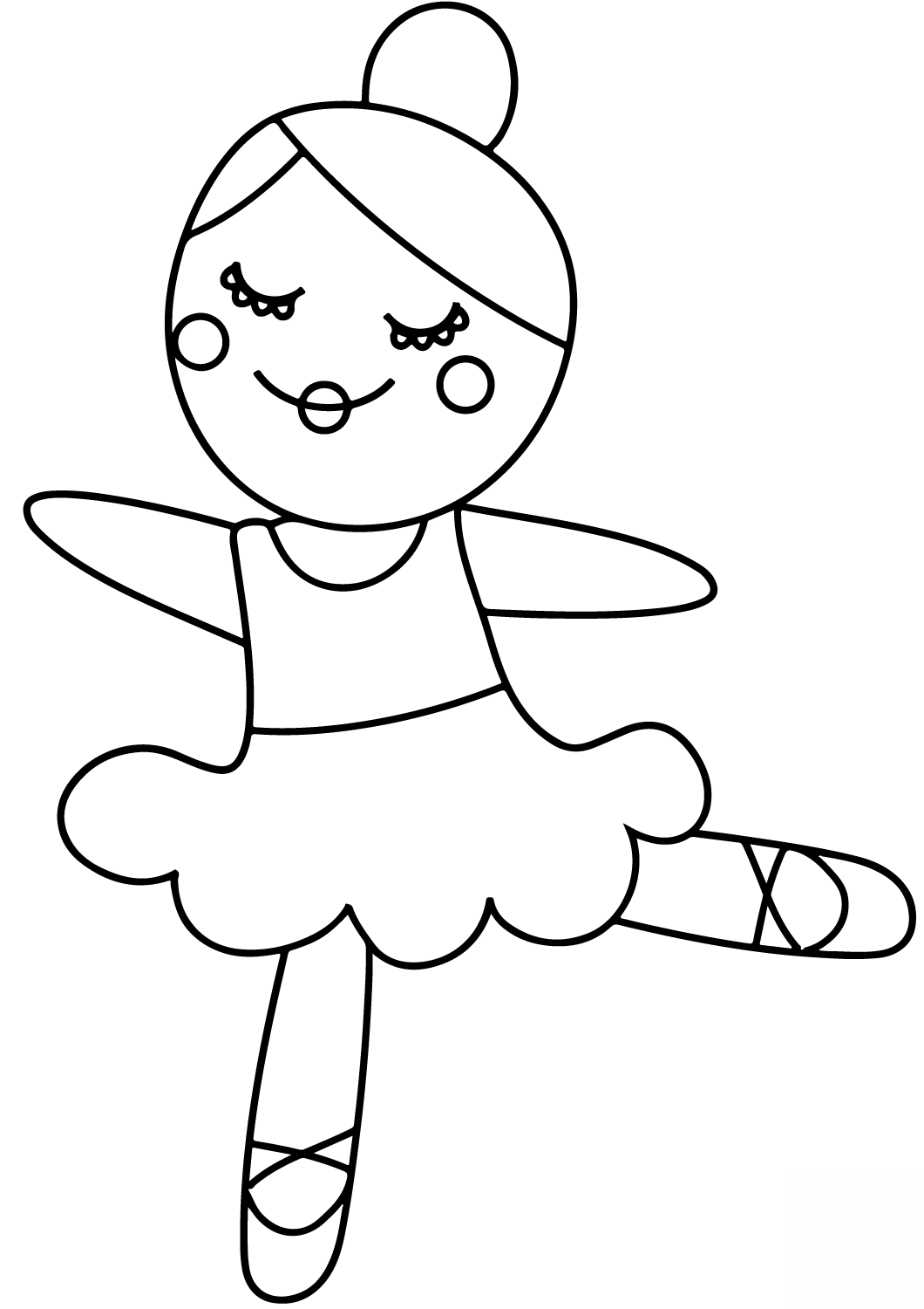 Cartoon Ballerina