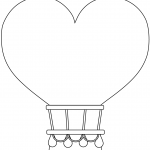 Heart-shaped Hot Air Balloon