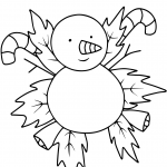 Christmas Ornament with Snowman,...