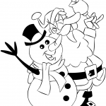 Santa and Snowman Singing