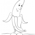 Cartoon Banana Character