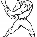 Baseballista od struny pałkarza