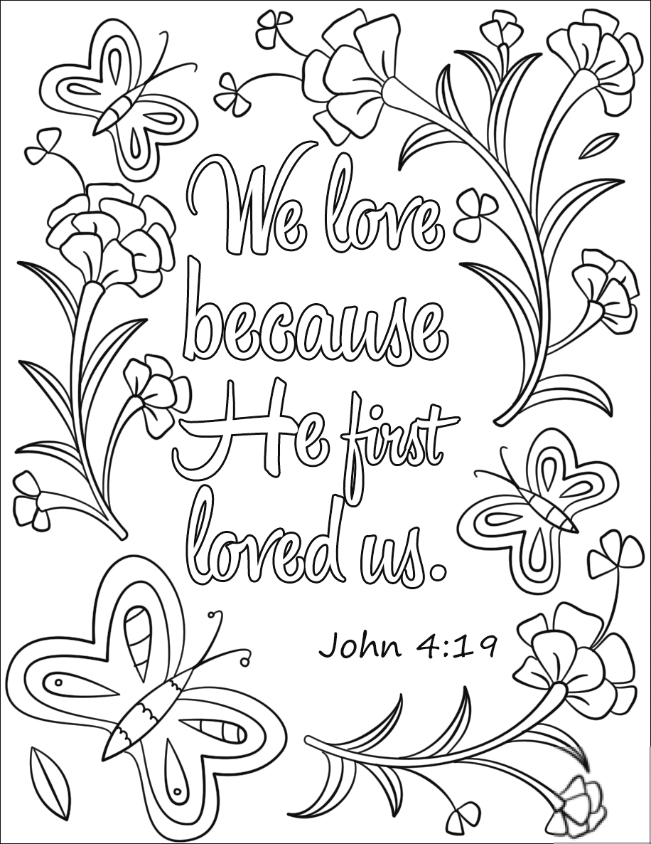 We Love Because He First Loved Us