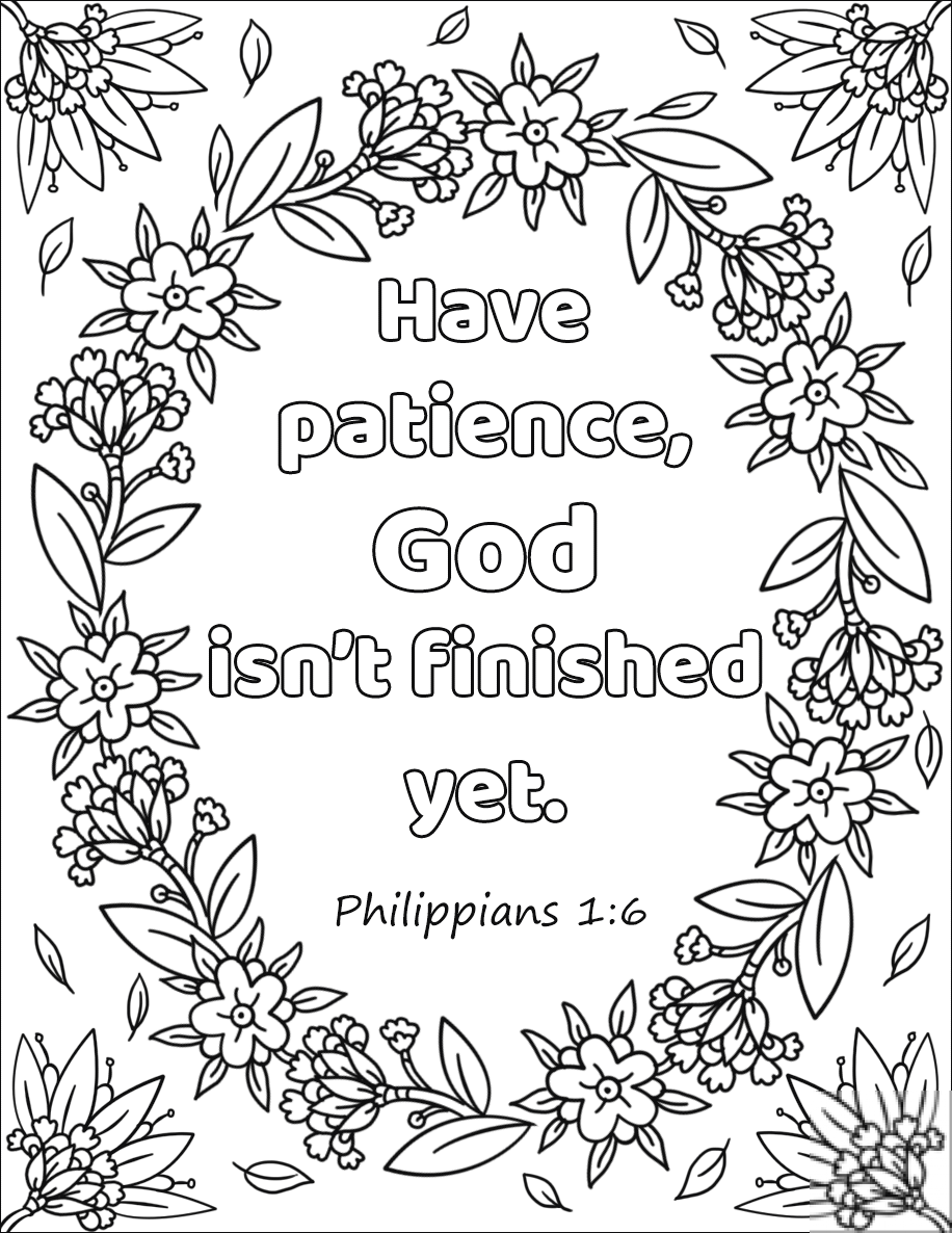 Have Patience, God isn't Finished Yet