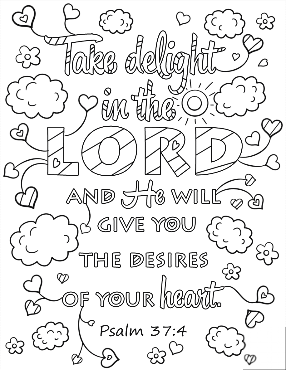 Take Delight in the Lord and He...