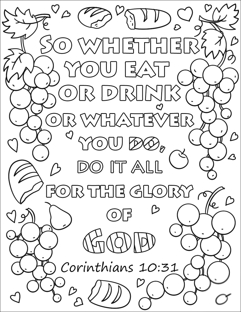 So Whether You Eat Or Drink Or...