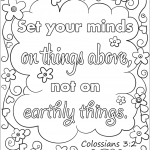Set Your Minds on Things Above, Not...