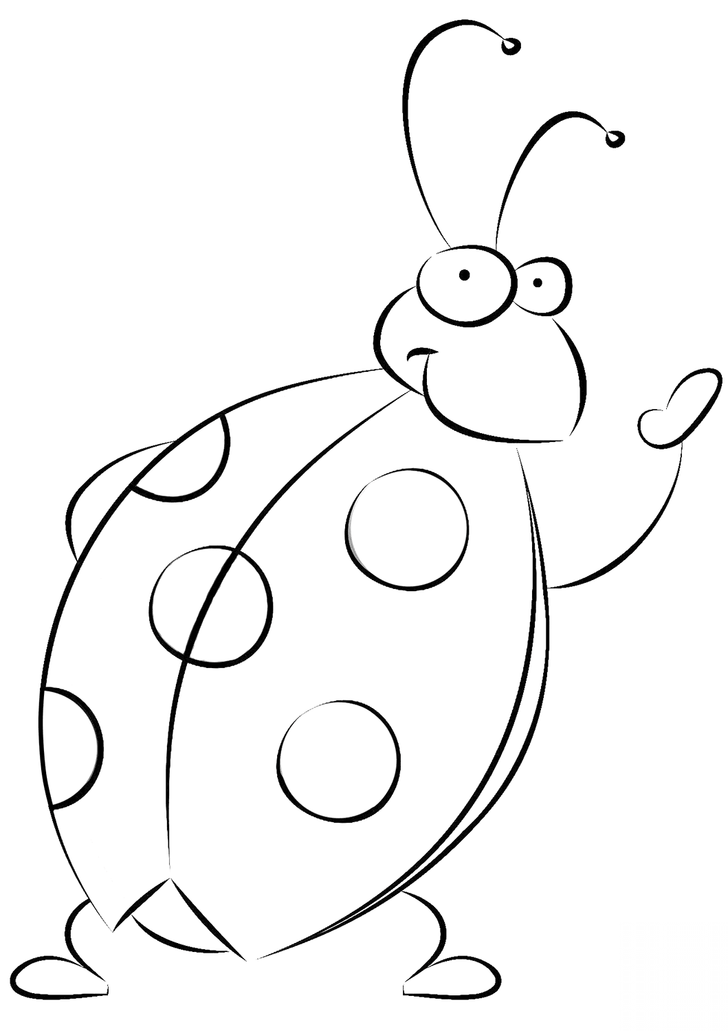 Cartoon Ladybug