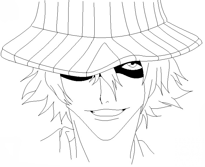 Urahara Kisuke from Bleach Manga