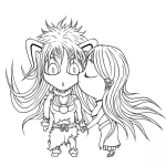 Ichihime chibi from Manga Bleach