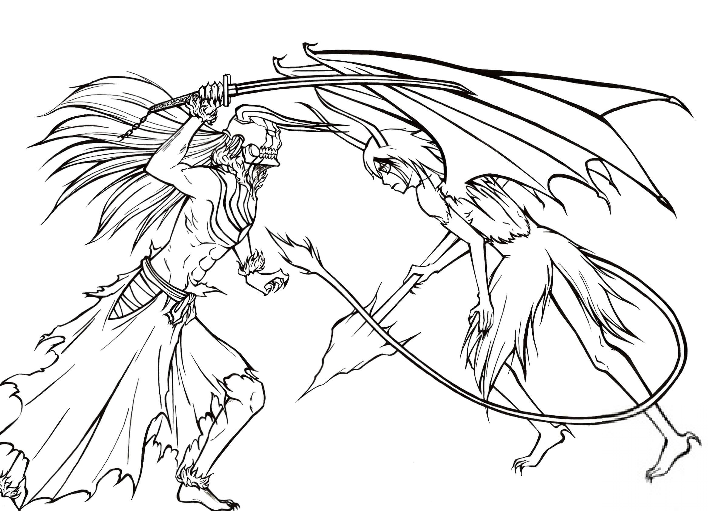 Ichigo Kurosaki versus Ulquiorra...