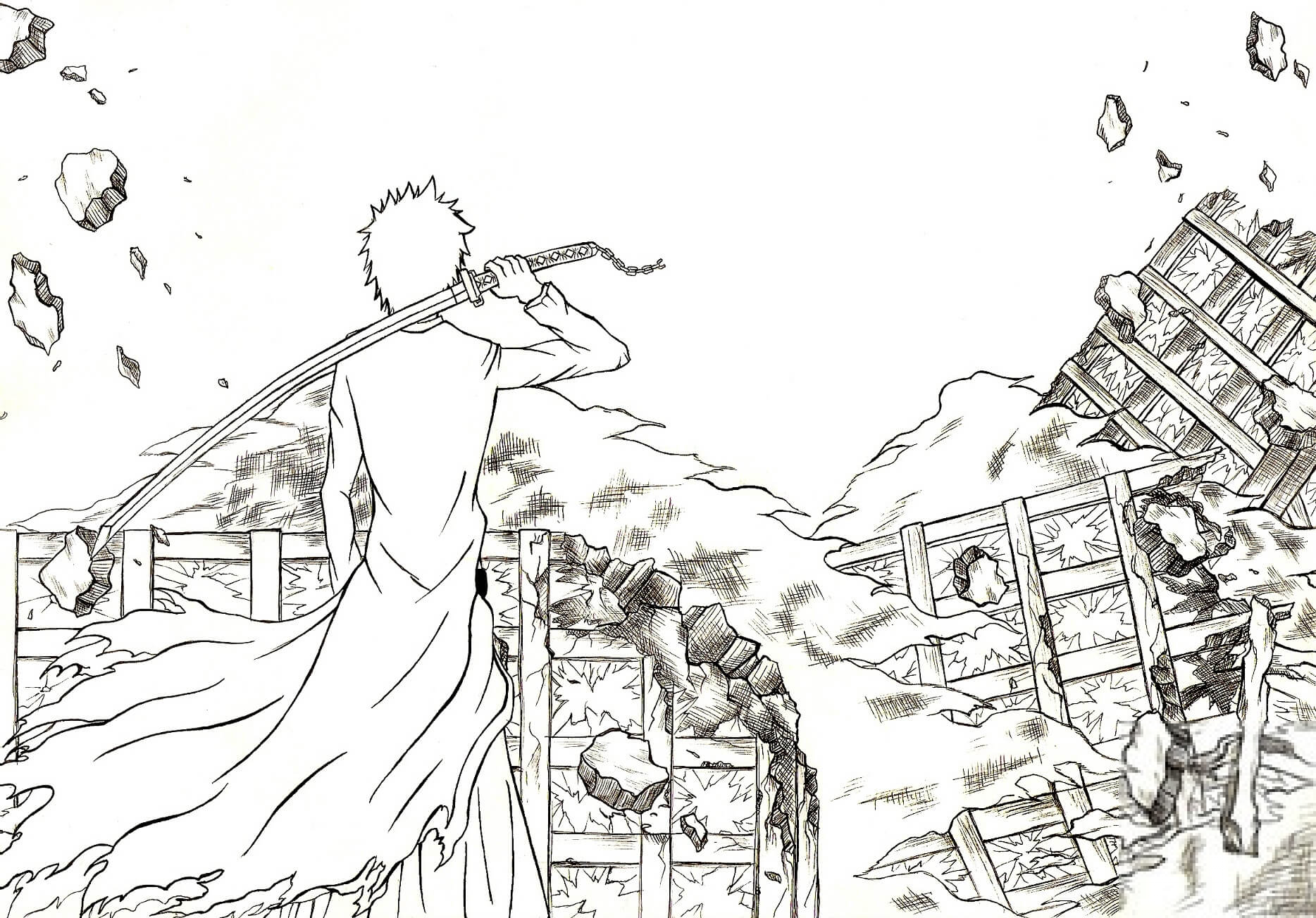 Hichigo from Manga Bleach