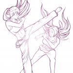 Capoeira Training from Manga Bleach