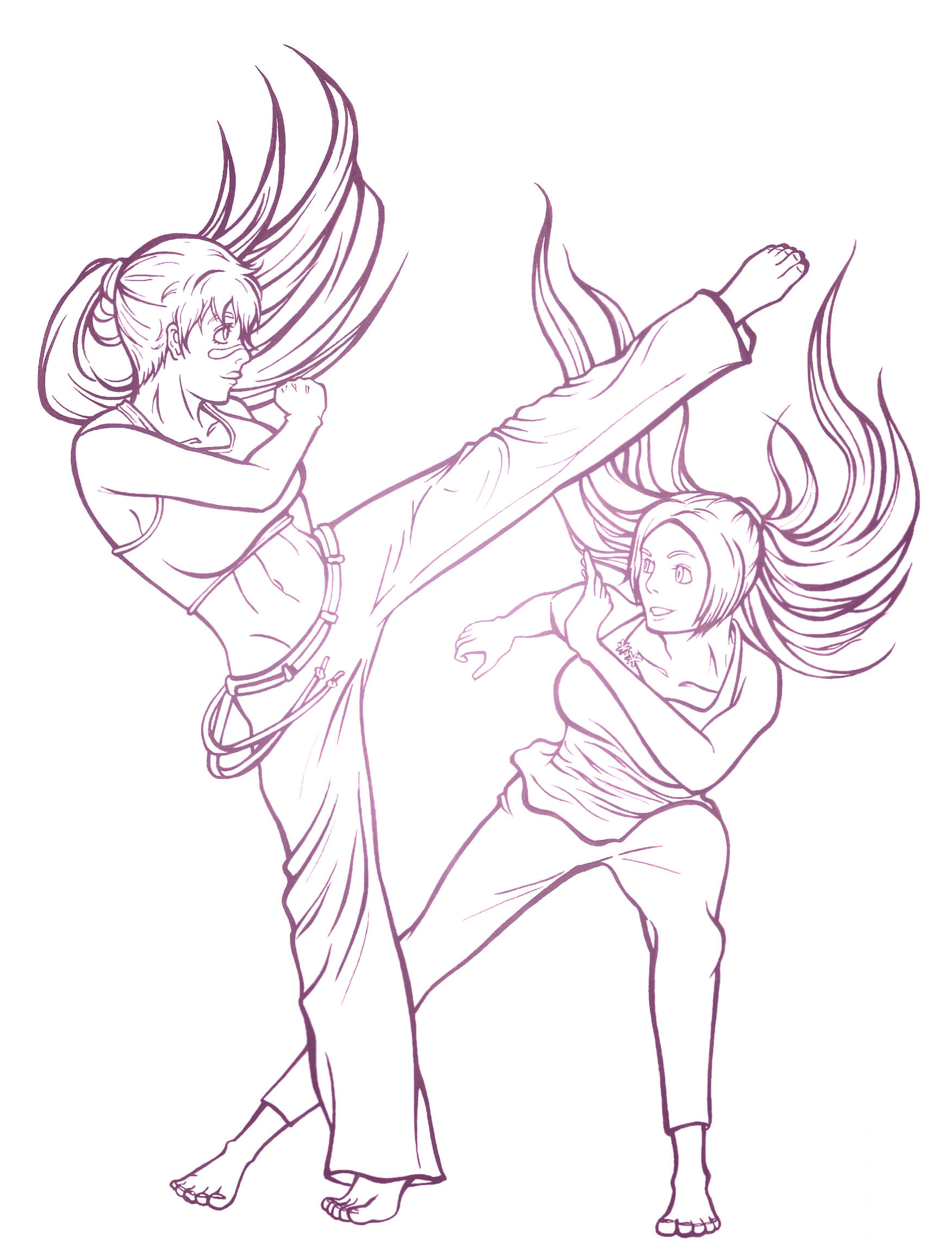 Capoeira Training from Manga Bleach