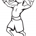 Demokracki osioł bokser świętujący...