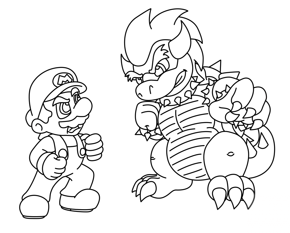 MArio kontra Bowser