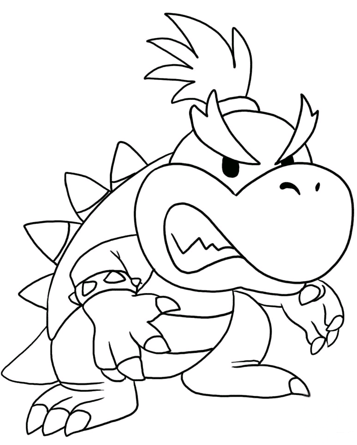 Bowser Junior jest zły