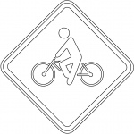 "Cyclist Traffic" Sign in Brazil