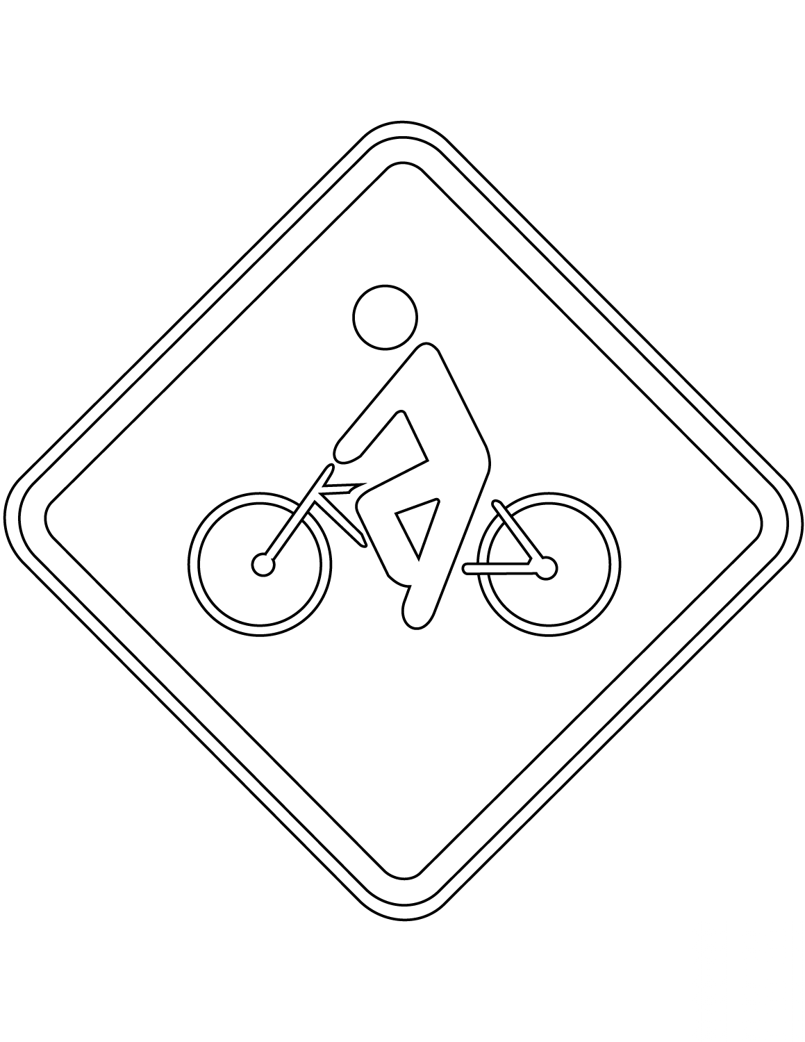 "Cyclist Traffic" Sign in Brazil