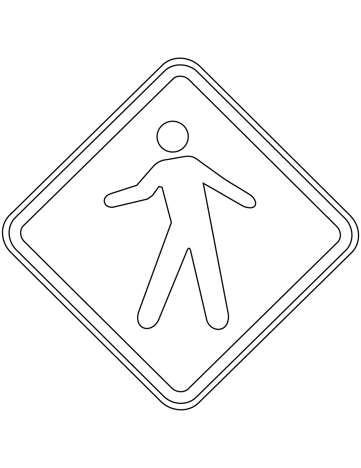 "Pedestrian" Sign in Brazil