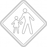 "School Zone" Sign in Brazil