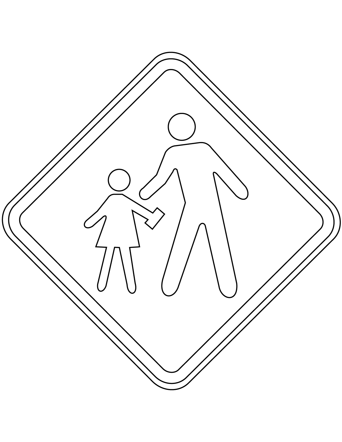 "School Zone" Sign in Brazil