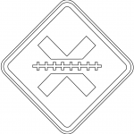 "Uncontrolled Railroad Crossing"...