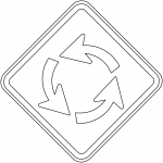 "Roundabout Sign" in Brazil