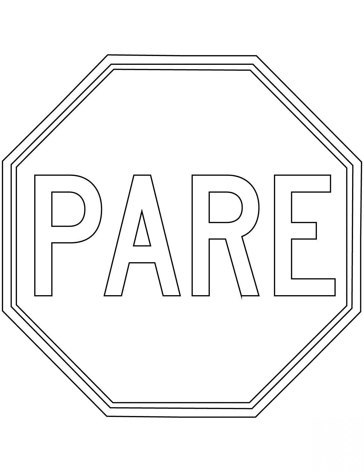 "Stop" Sign in Brazil