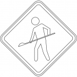 "Roadwork" Sign in Brazil