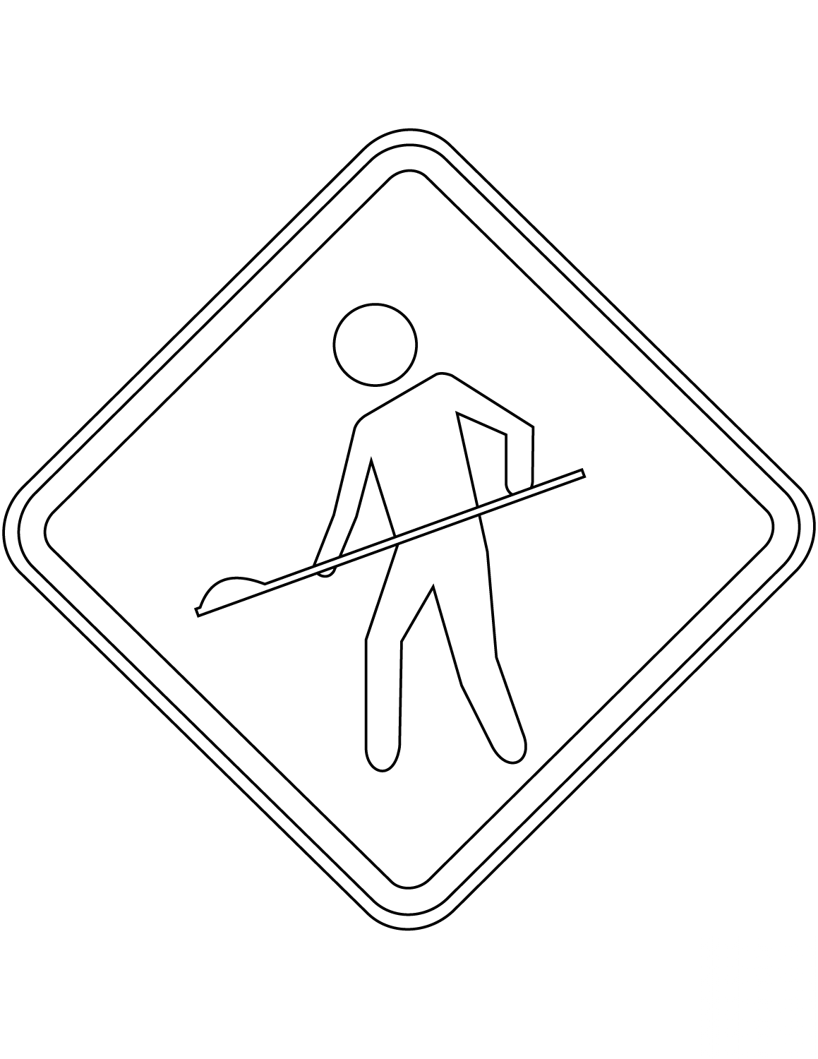 "Roadwork" Sign in Brazil