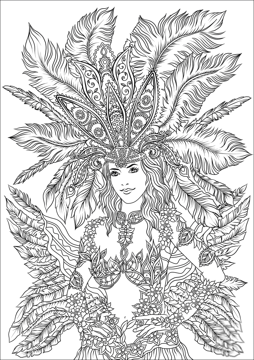 Samba Dancer at the Brasilian Carnival