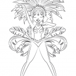 Rio Carnival Samba Dancer