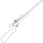 Karabin z celownikiem