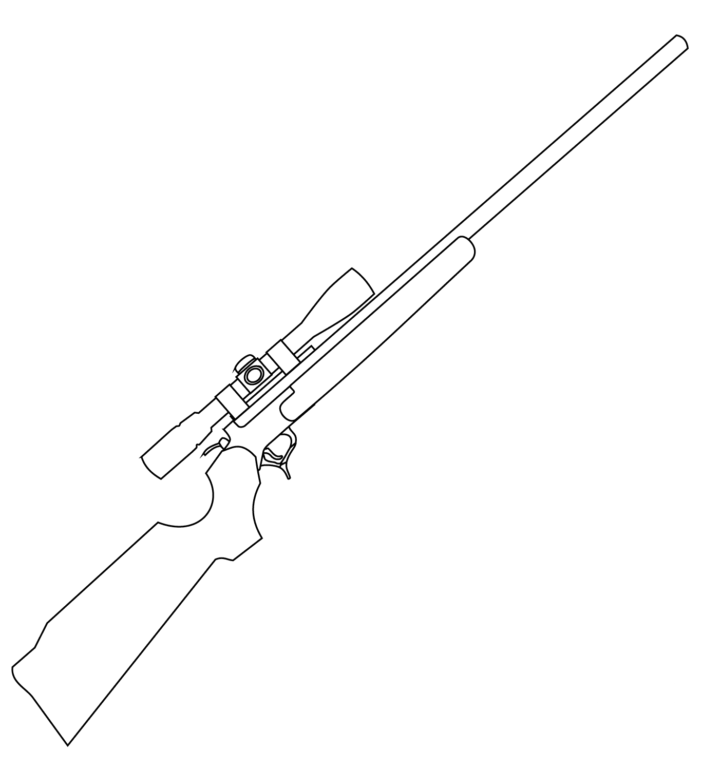 Karabin z celownikiem