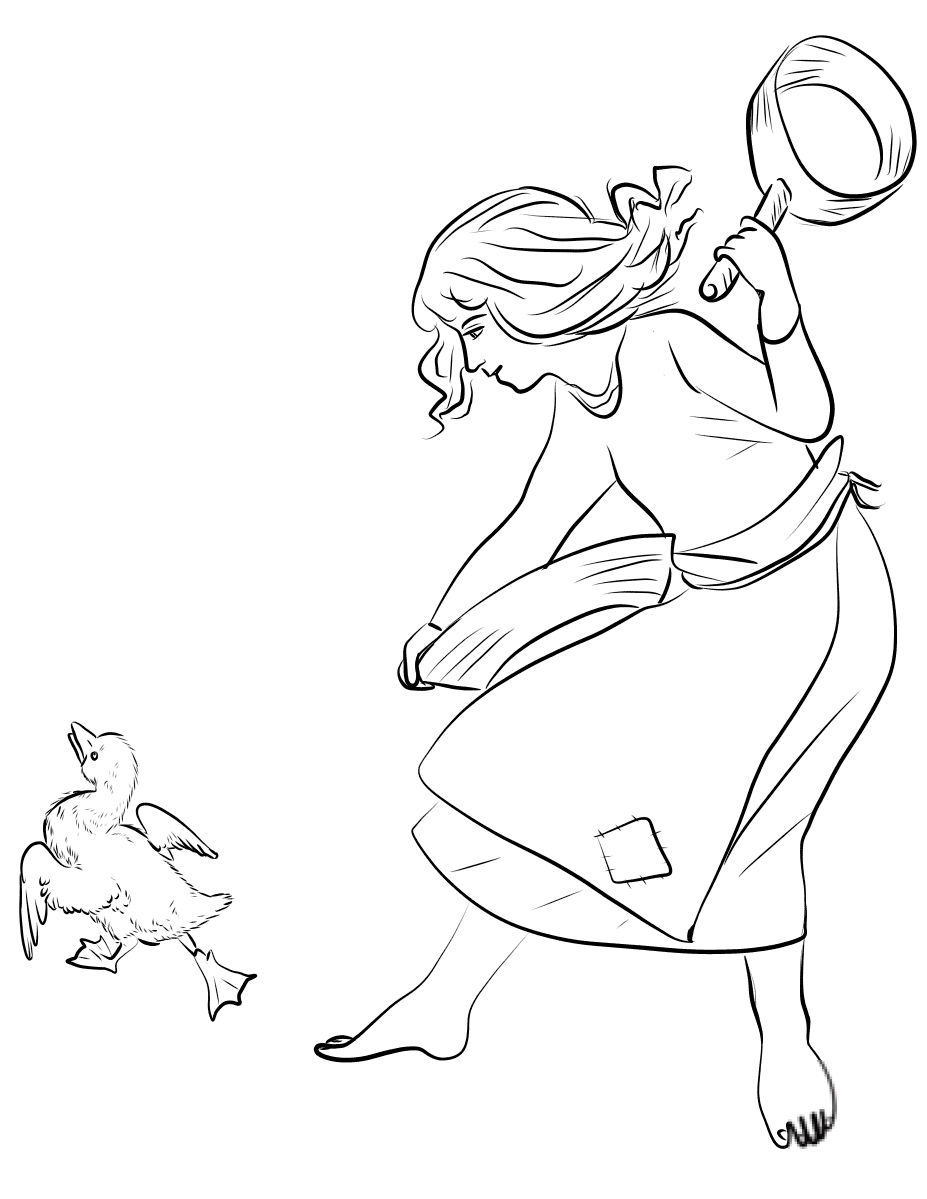 The Poultry Girl Kicks the Ugly...