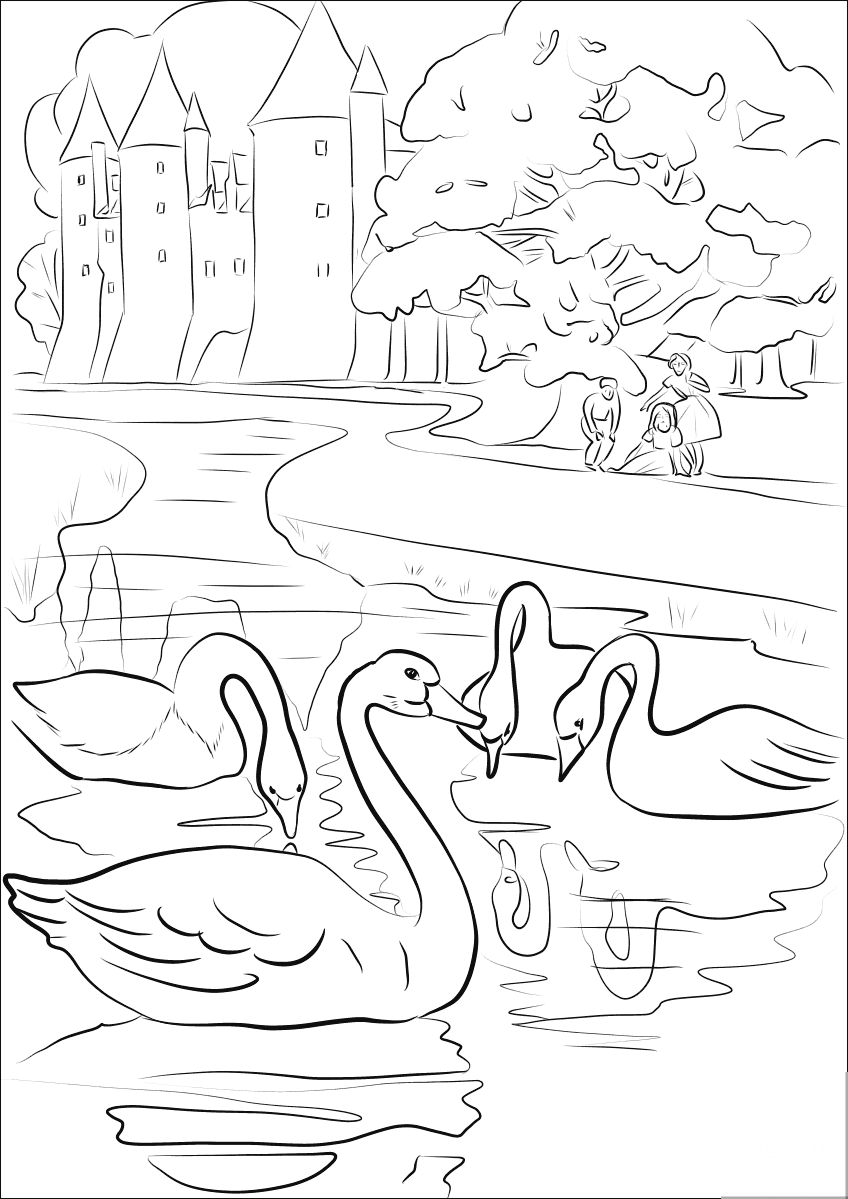 The Old Swans Bowed Their Heads...