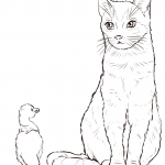 Duckling and Tom Cat from Old Woman...