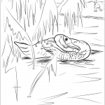 Duckling Finds Himself Trapped in Ice