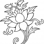 Ashtamangala Lotus