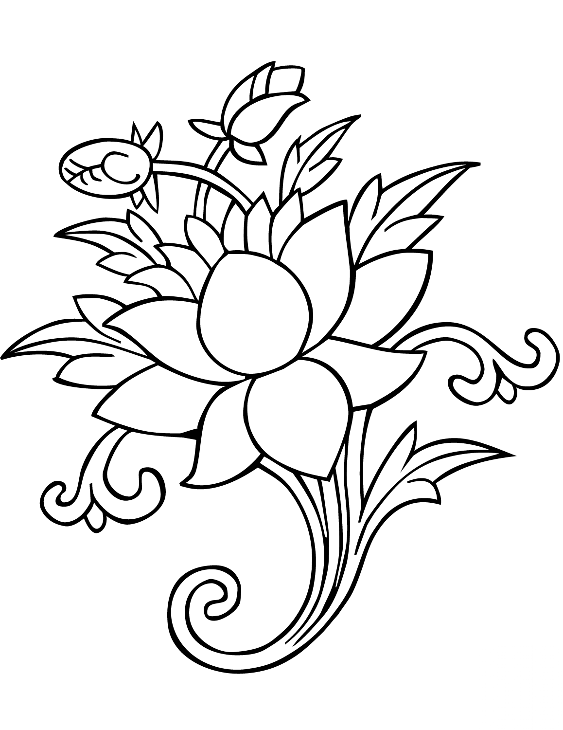 Ashtamangala Lotus