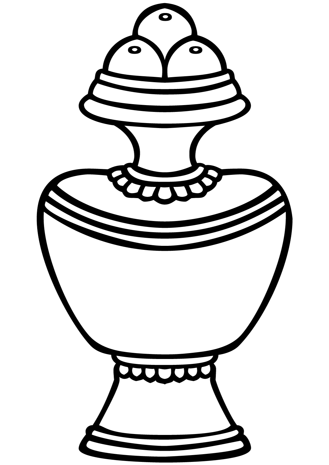 Ashtamangala Treasure Vase