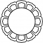 16 Petal Lotus Circle