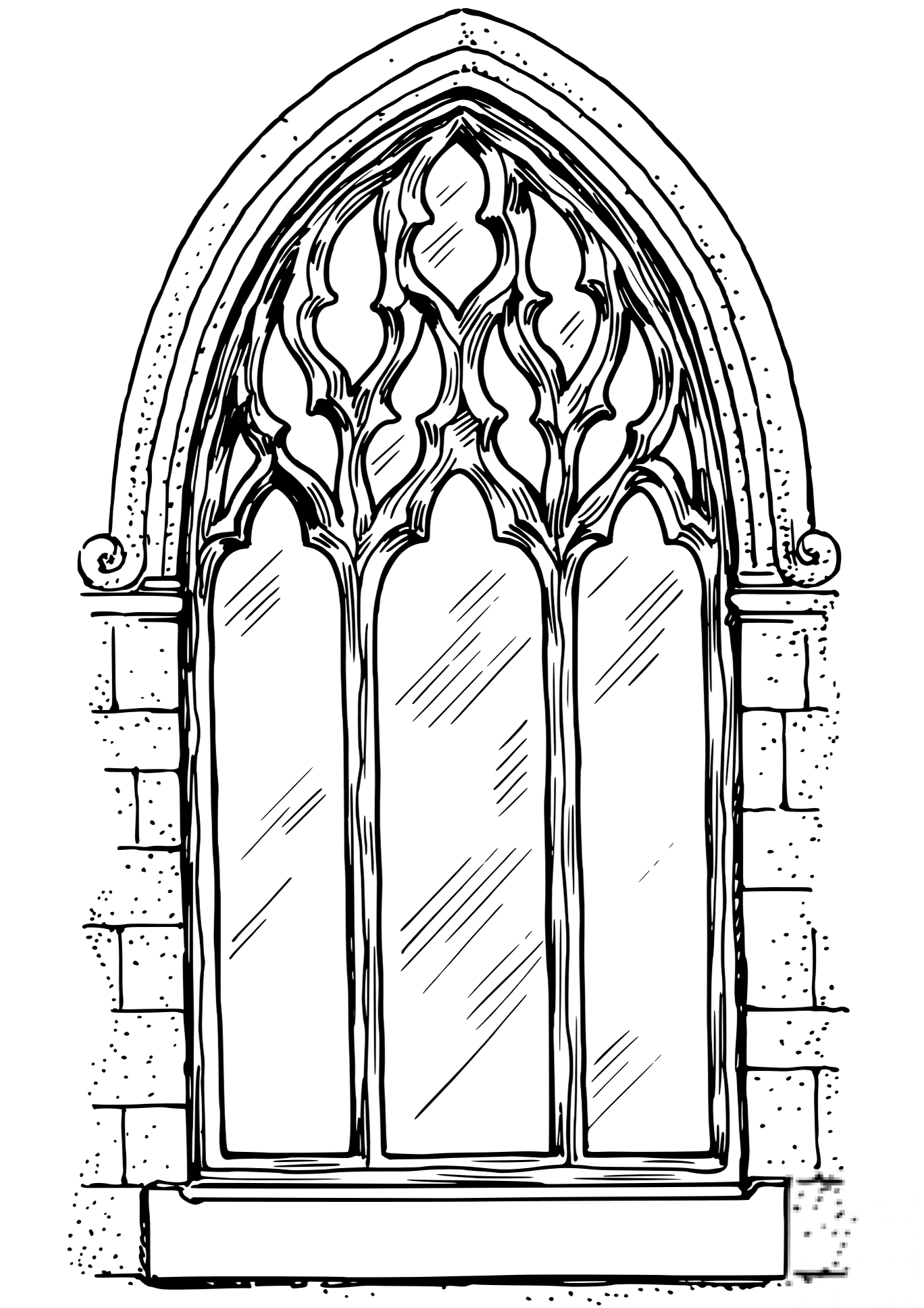 Gothic Window Arch