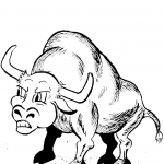 Cartoon Bull