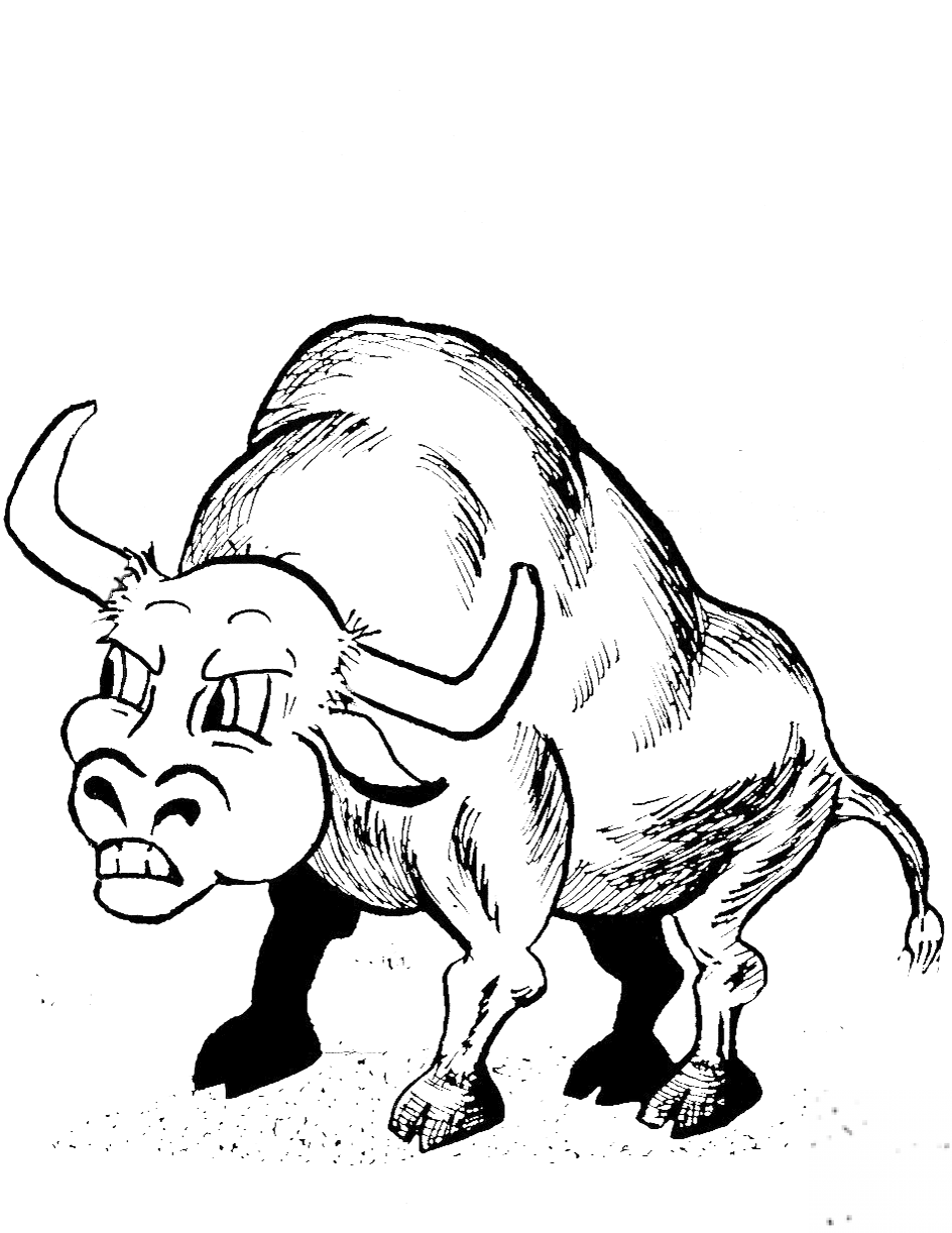 Cartoon Bull