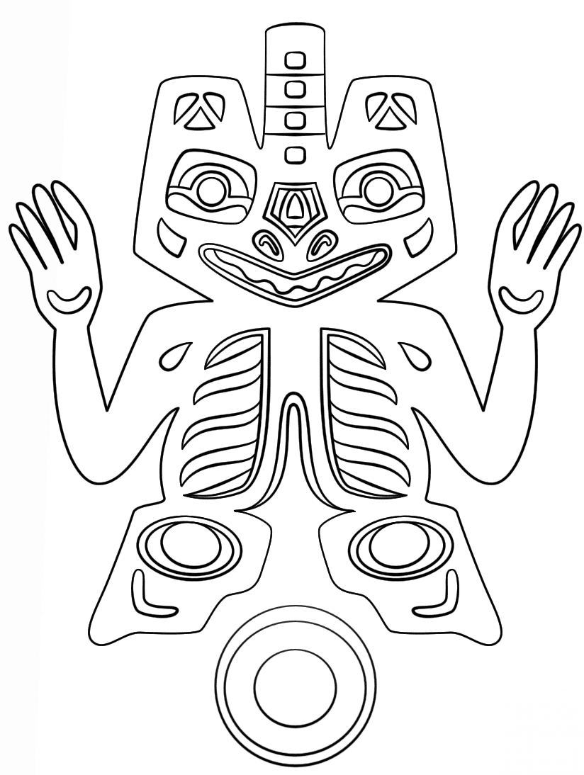 Haida Indians Deity
