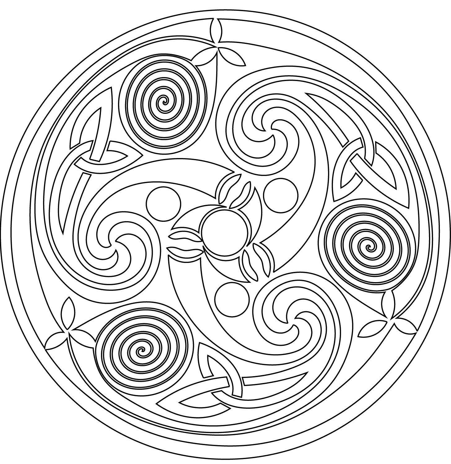 Celtic Spiral Mandala