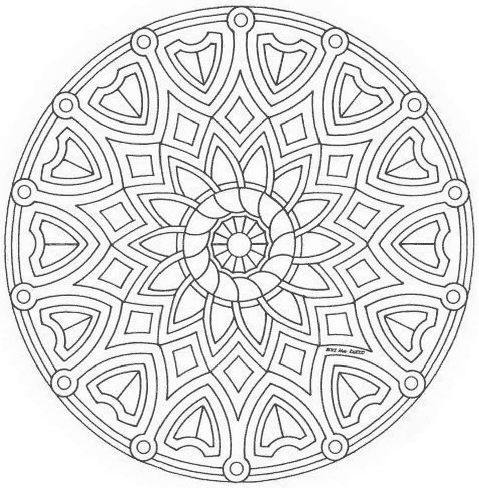 Celtic Mandala with Flower